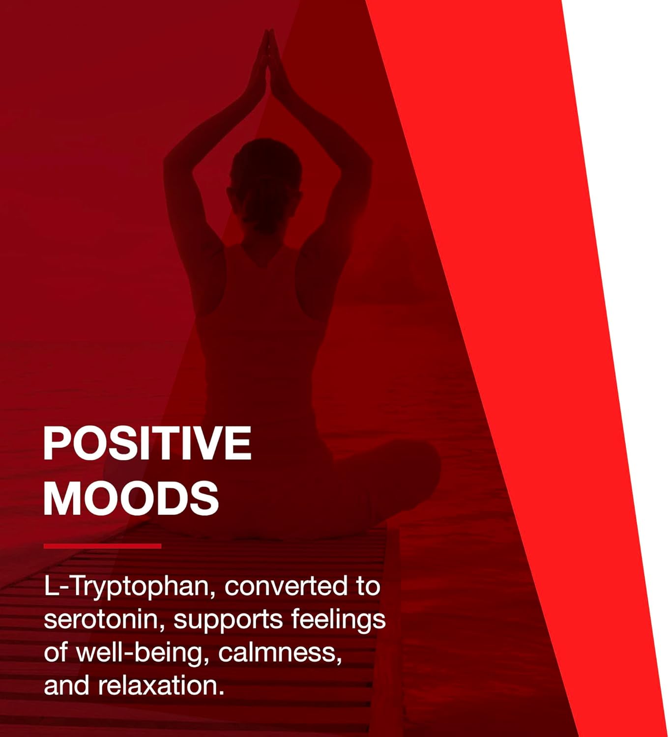 L-Tryptophan 500 mg - 120 Vegetable Capsules by Protocol For Life Balance