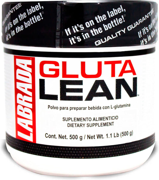 Labrada Nutrition GlutaLean Powder - 500g, Glutamine Supplement for Muscle Recovery and Immune Support