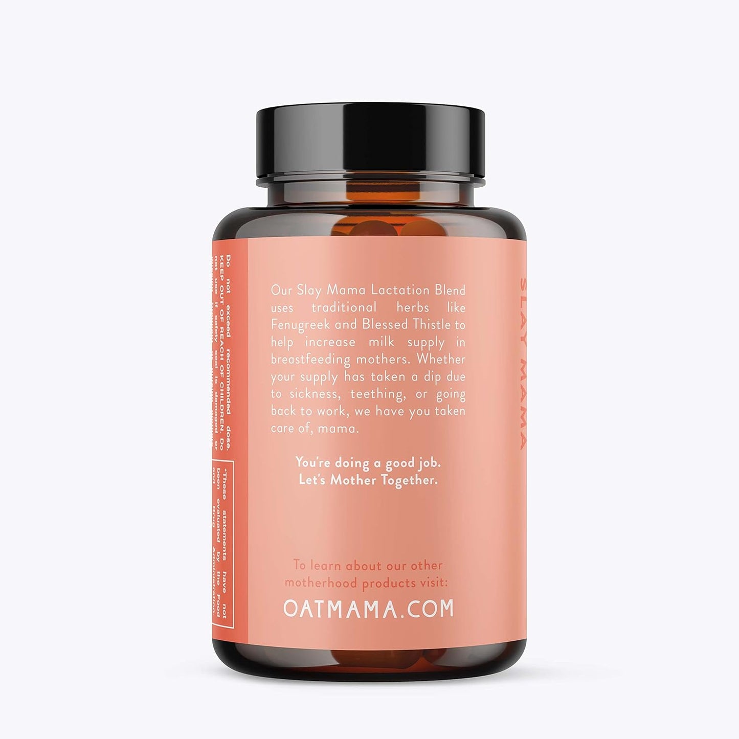 Lactation Supplement with Fenugreek and Blessed Thistle for Breastfeeding Support by OAT MAMA