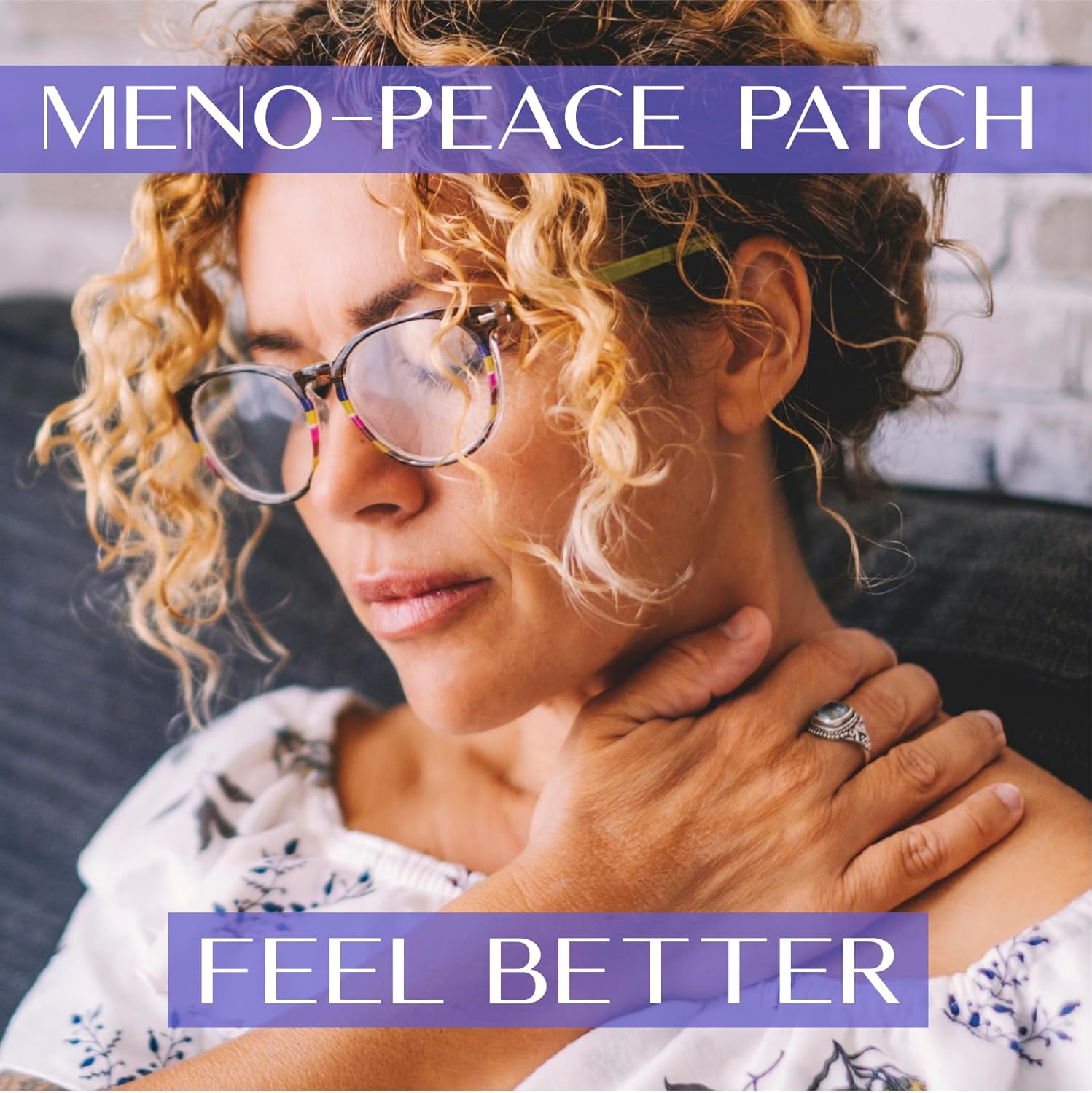 Laki Naturals Meno-Peace Patch (Pack of 15) | Herbal Menopause Support for Women | Mood Balance & Hormonal Relief