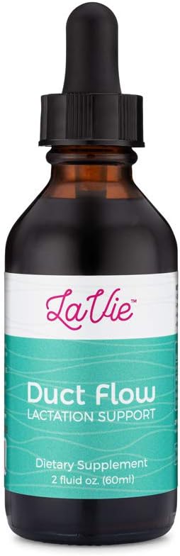 LaVie Duct Flow Lactation Support - Herbal Supplement for Clogged Milk Duct Relief and Breast Engorgement (2 Fl. Oz)