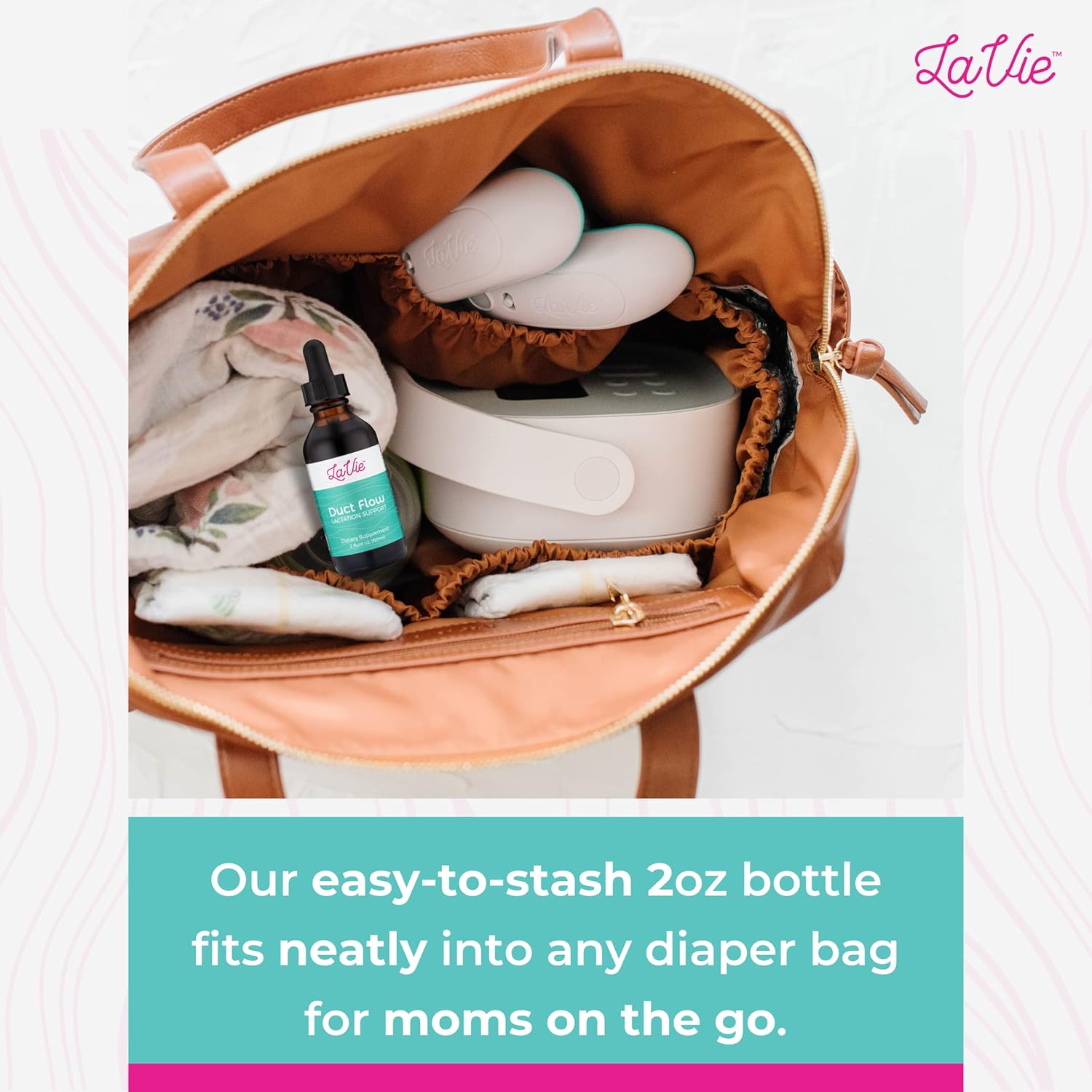 LaVie Duct Flow Lactation Support - Herbal Supplement for Clogged Milk Duct Relief and Breast Engorgement (2 Fl. Oz)