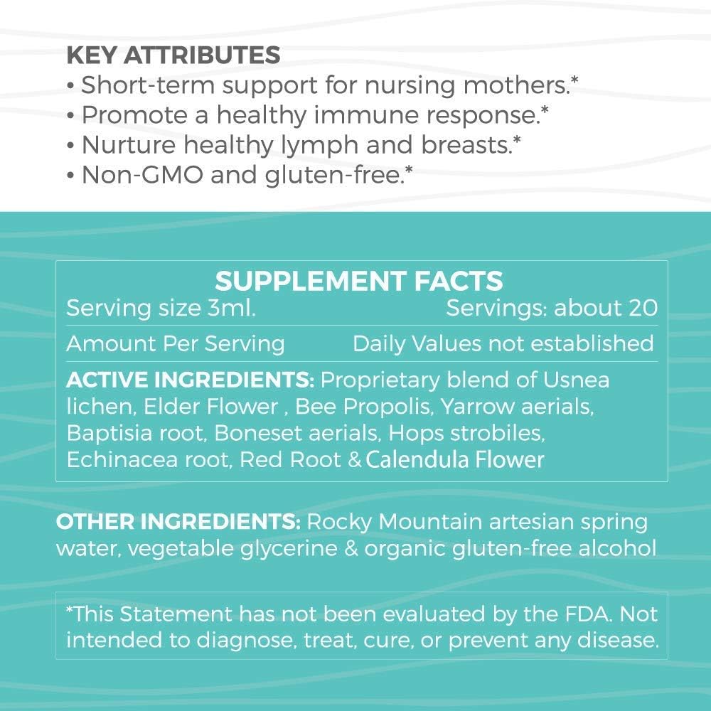 LaVie Duct Flow Lactation Support - Herbal Supplement for Clogged Milk Duct Relief and Breast Engorgement (2 Fl. Oz)