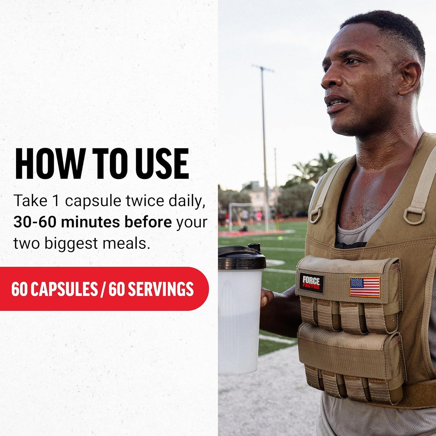 LeanFire Pre Workout Energy Pills - Boost Energy, Build Muscle - Green Tea Extract, Caffeine - 60 Count, Black