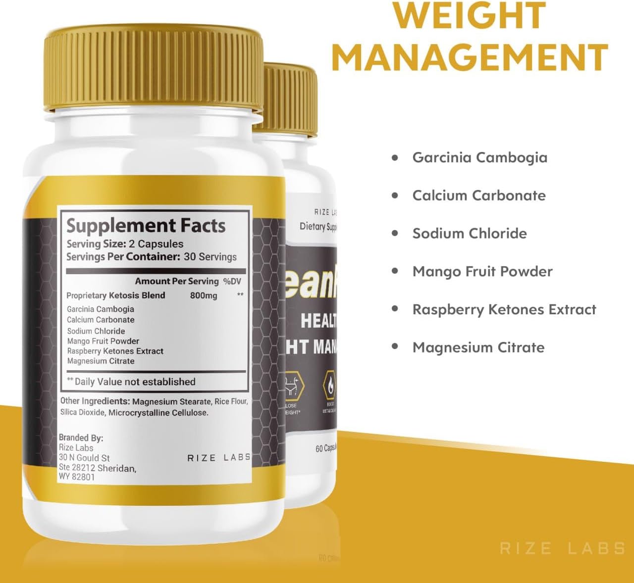 LeanFlux Weight Loss Supplement Pills (5 Pack, 300 Capsules) - Increase BAT Levels, Non-GMO Easy to Swallow, Burn Fat, Leanflux Reviews