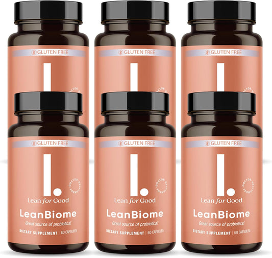 LEANFORGOOD LeanBiome Probiotic Formula with 9 Strains & Greenselect Phytosome - 360 Capsules