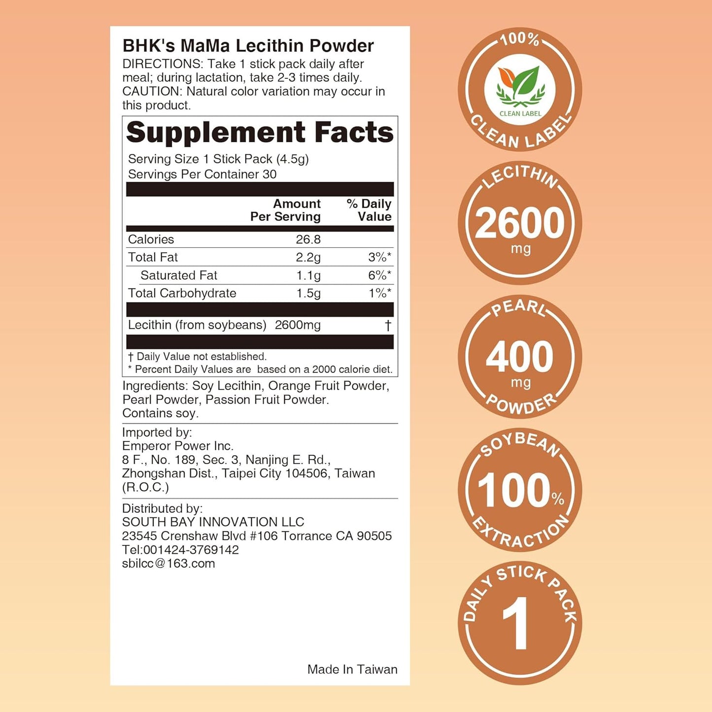 Lecithin Sticks for Clogged Milk Ducts, Enhance Breastfeeding and Nutrition, 30 Pack