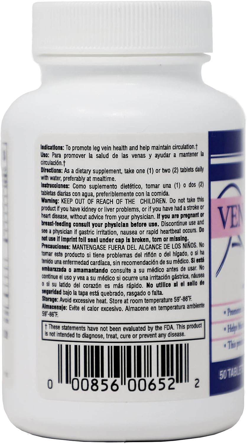 Leg Vein Health Supplement - Venoflash Forte for Improved Circulation