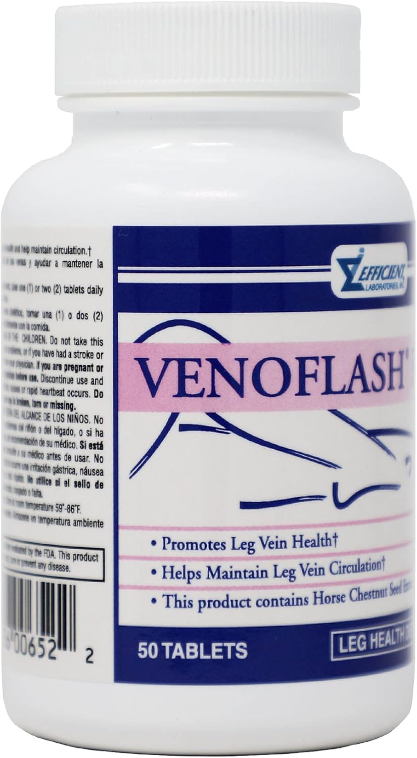 Leg Vein Health Supplement - Venoflash Forte for Improved Circulation