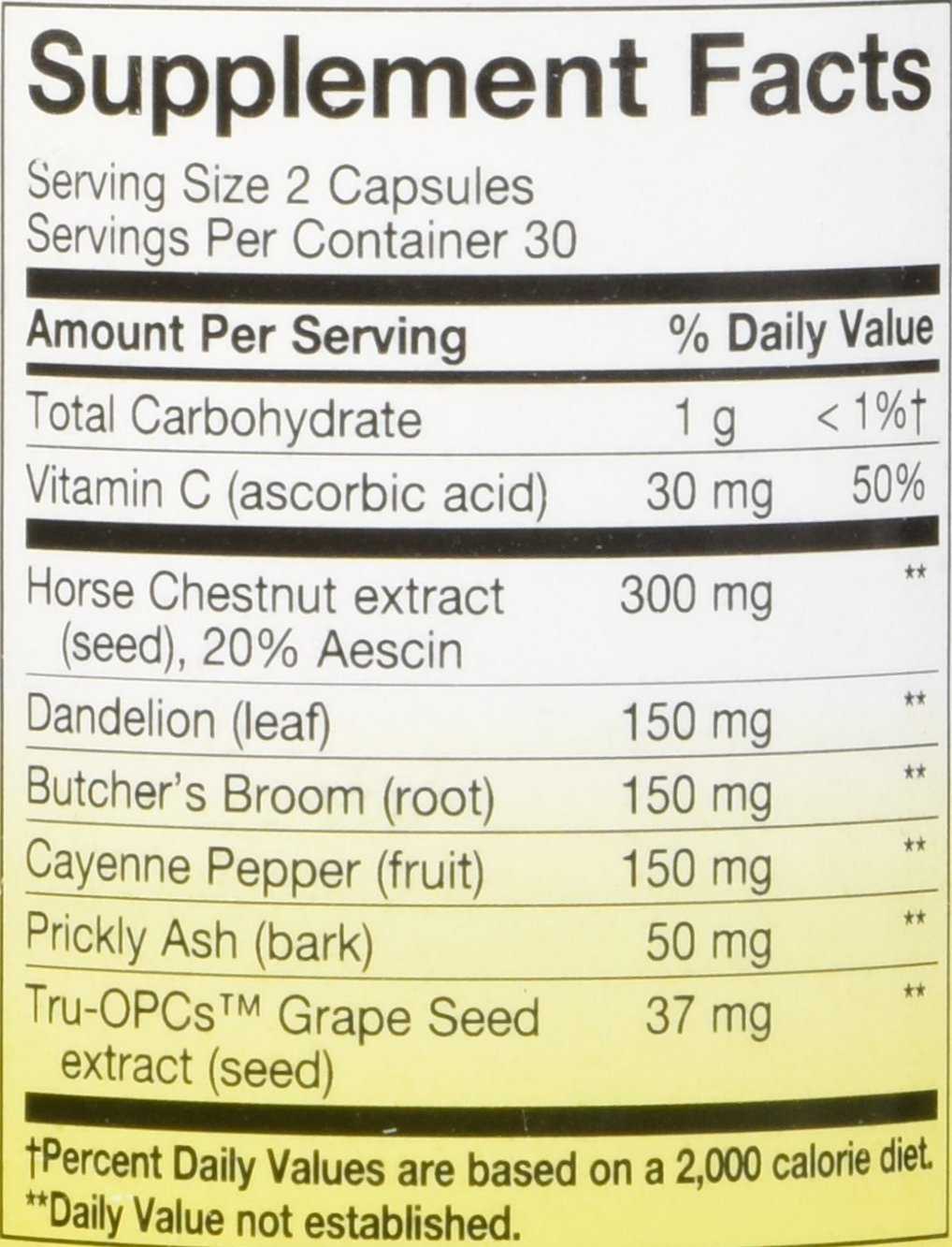 Leg Veins Support Blend by Nature's Way - 60 Count