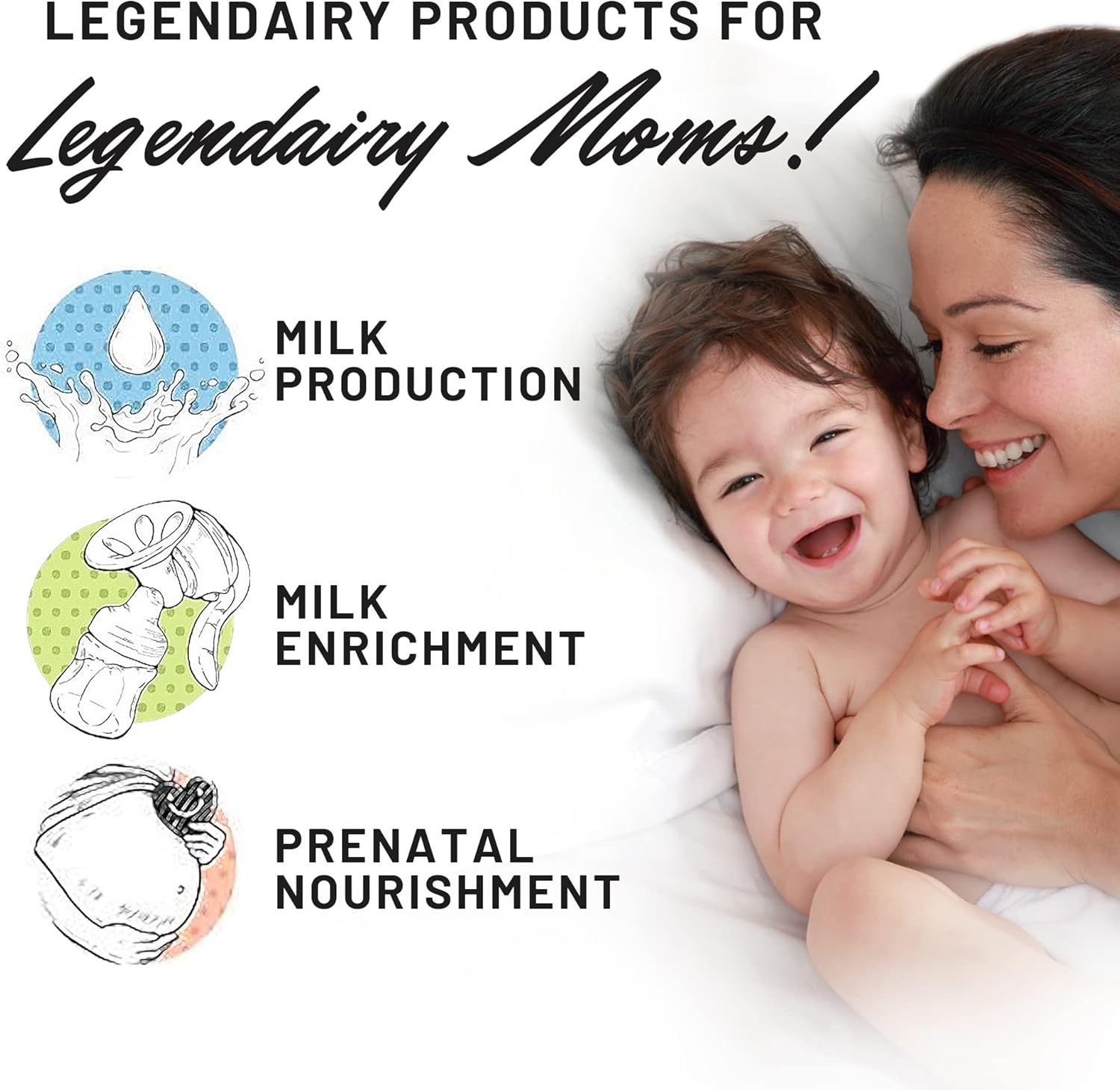 Legendairy Milk Sunflower Lecithin and Cash Cow Breastfeeding Supplements for Milk Supply & Clogged Ducts - Lactation Support without Fenugreek