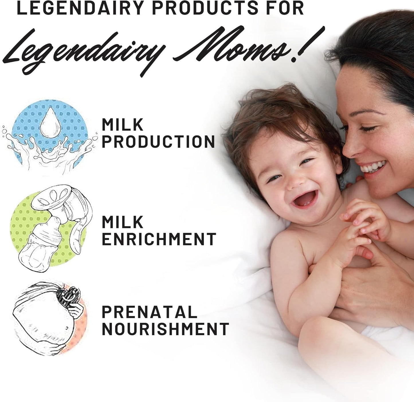 Legendairy Milk Sunflower Lecithin and Cash Cow Breastfeeding Supplements for Milk Supply & Clogged Ducts - Lactation Support without Fenugreek