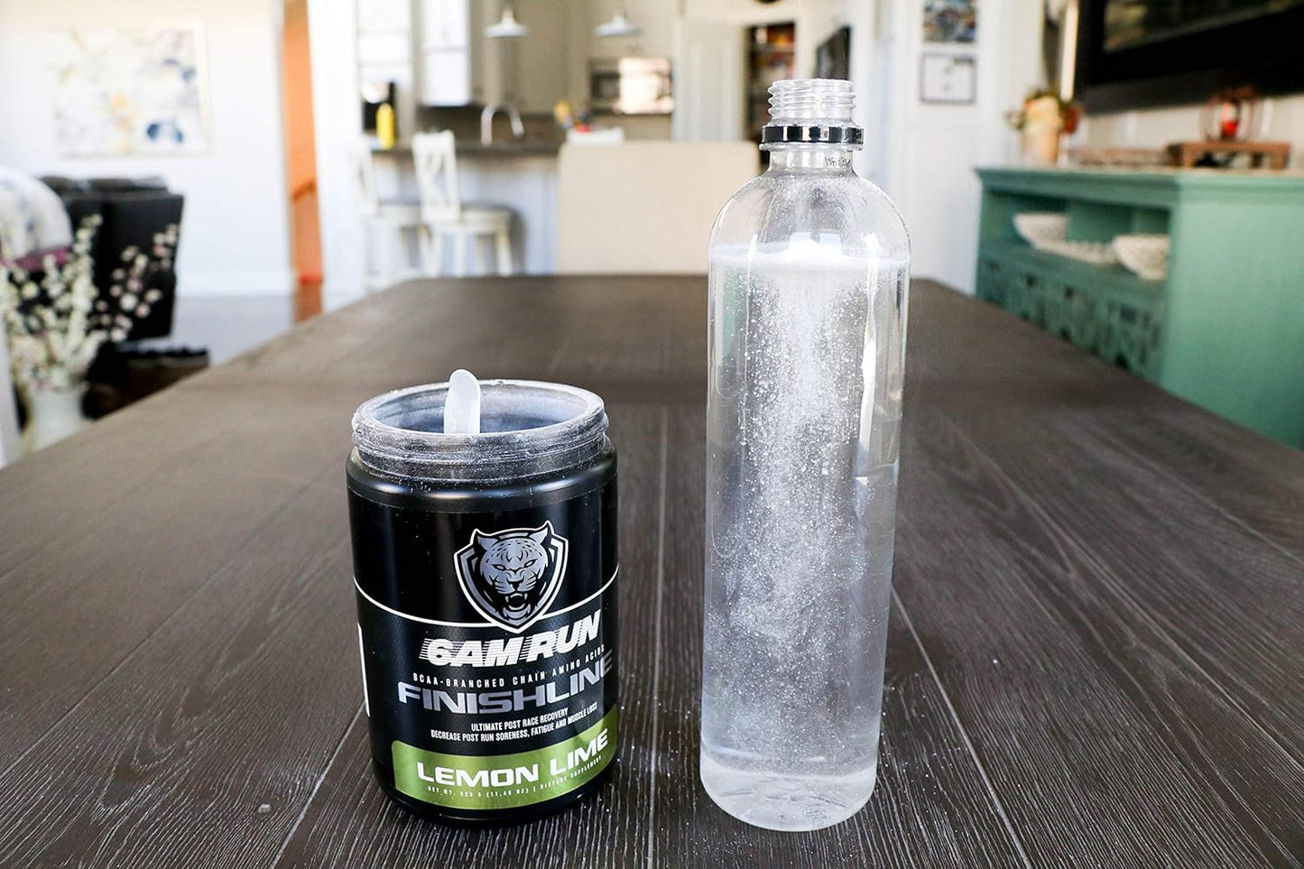 Lemon Lime BCAA Powder for Post-Run Recovery - Branch Chain Amino Acids Drink - Keto-Friendly Heal and Recovery Powder - 50 Servings