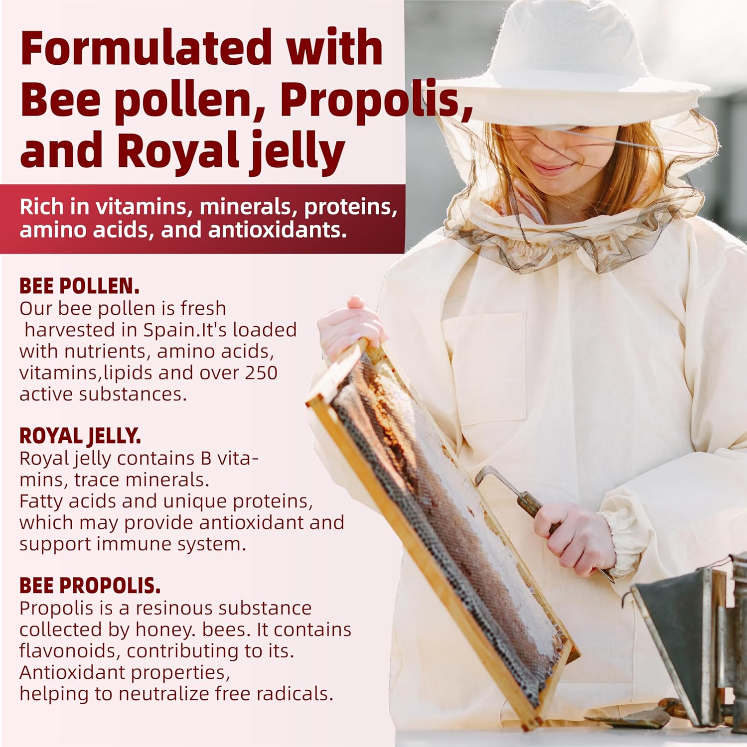 Lerinettia Women's 50+ Multivitamin with Immune Health Support, Calcium, Zinc - 120 Count Vegan Formula