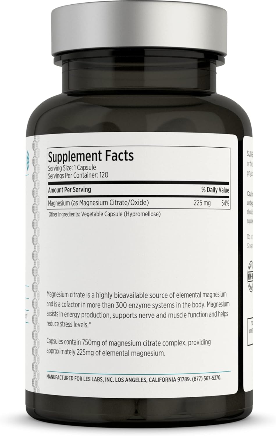 LES Labs Cortisol Manager and Magnesium Bundle for Relaxation and Sleep Support
