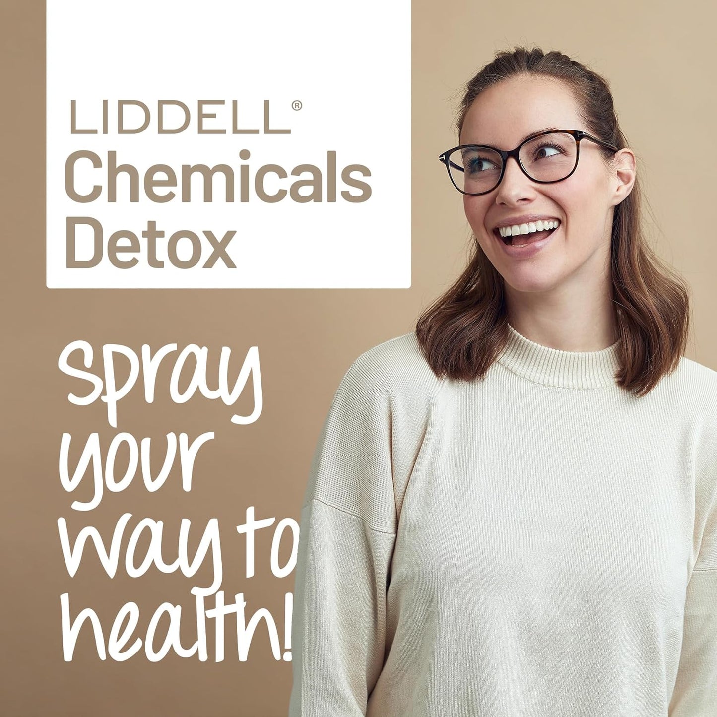 Liddell Homeopathic Chemical Detox Spray - 1 fl oz Bottle for Toxin Cleanse and Purification