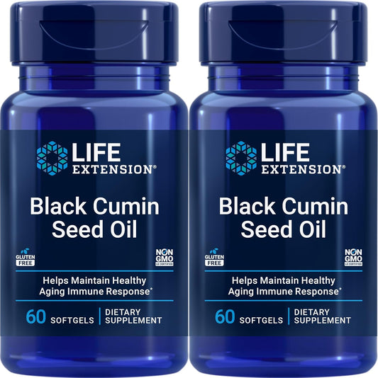Life Extension Black Cumin Seed Oil Softgels - Pack of 120