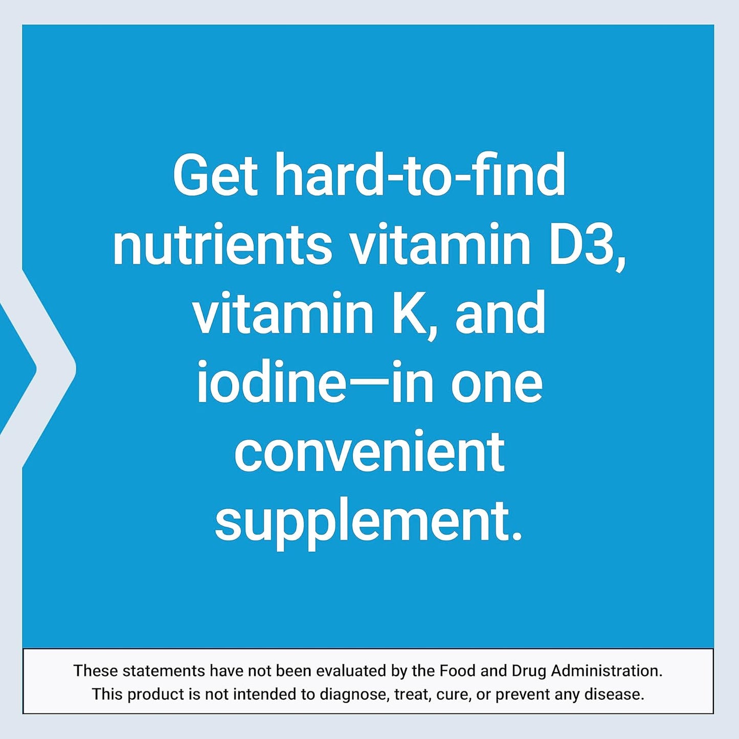 Life Extension Vitamin D and K with Sea-Iodine Capsules - Immune, Bone, Arterial, Thyroid Support - Non-GMO, Gluten-Free - 60 ct