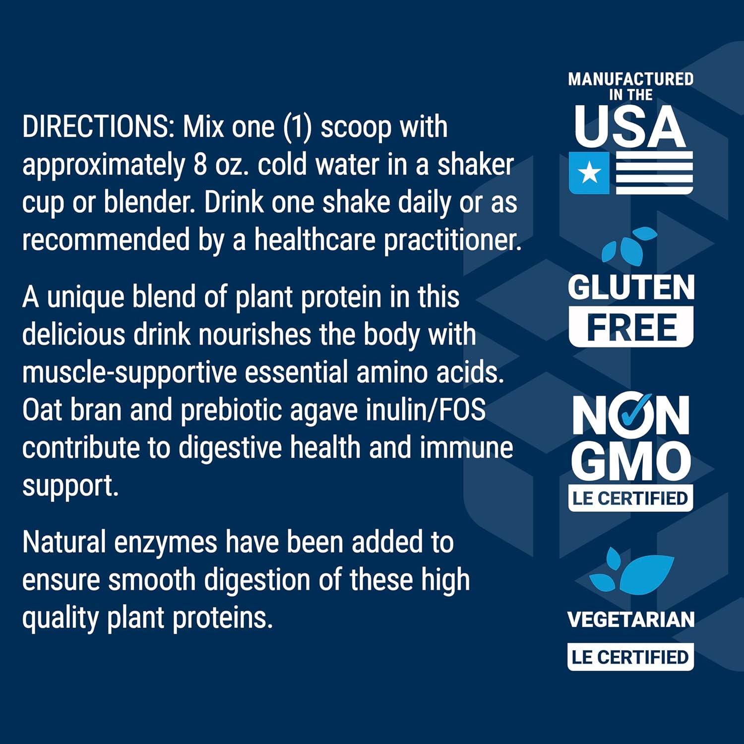 Life Extension Wellness Code® Vanilla Plant Protein Powder with Amino Acids - 450 Grams, Gluten-Free, Non-GMO, Vegetarian