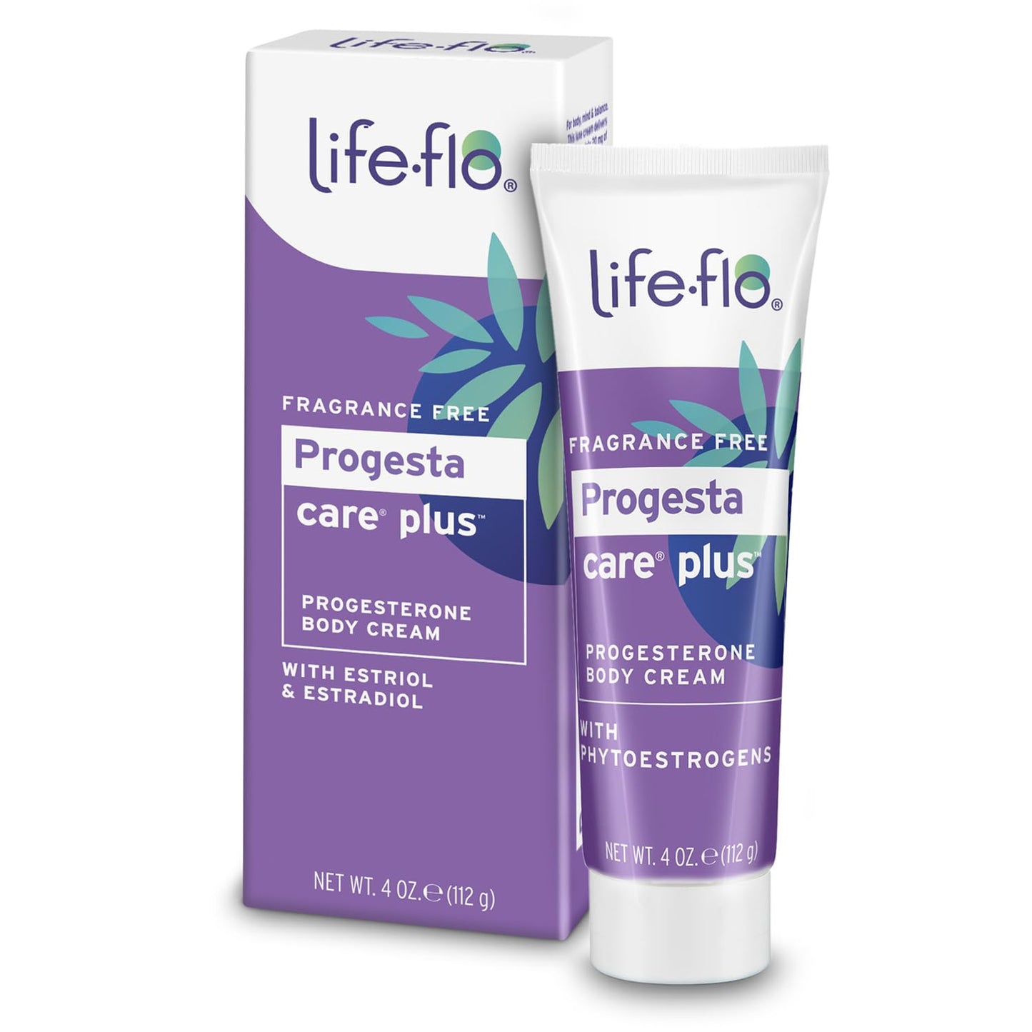 Life-Flo Progesta-Care Plus - Progesterone Cream for Women with Phytoestrogens - Supports Healthy Balance - Fragrance Free - 4oz
