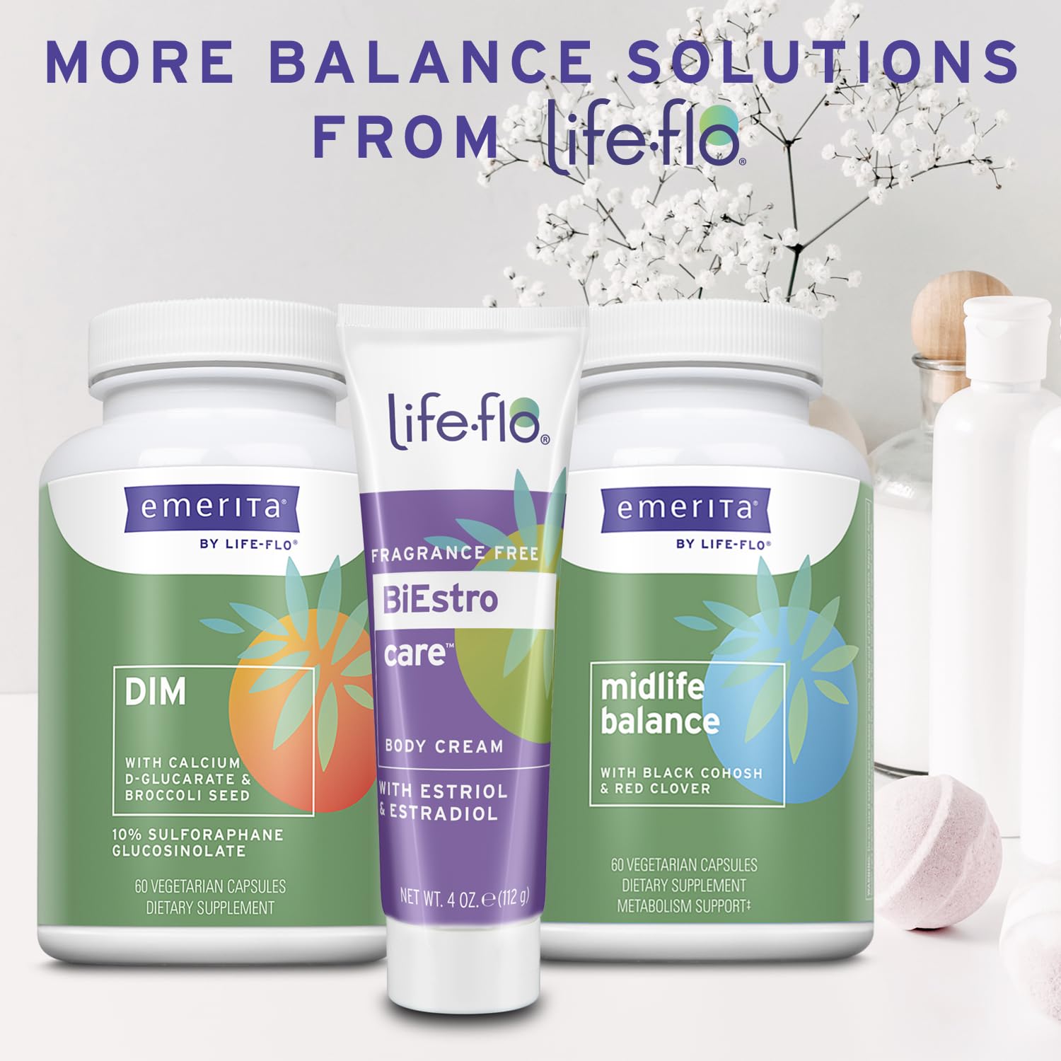 Life-Flo Progesta-Care Plus - Progesterone Cream for Women with Phytoestrogens - Supports Healthy Balance - Fragrance Free - 4oz