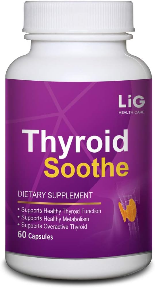 LIG Thyroid Soothe Herbal Supplement - Minimize Goiter, Balance Hormones, Support Thyroid Function