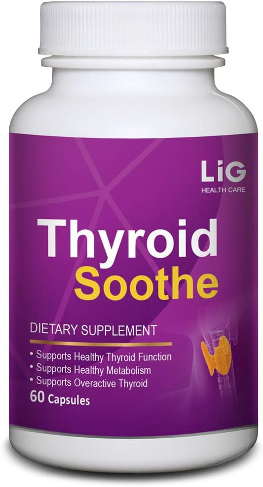 LIG Thyroid Soothe Herbal Supplement - Minimize Goiter, Balance Hormones, Support Thyroid Function