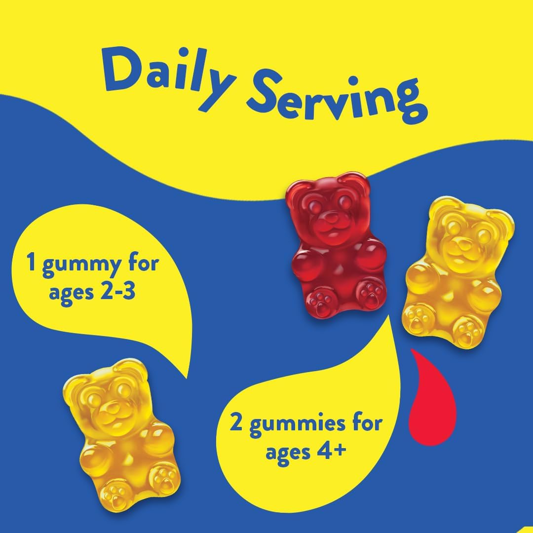 Lil Critters Gummy Vites Daily Kids Multivitamins - Assorted Fruit Flavors, Ages 2+, 190 Gummies, 95-190 Day Supply