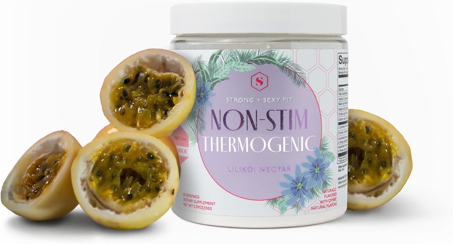 Lilikoi Nectar Flavor Women's Health Supplement Powder - Caffeine-Free, Non-Stimulating, 30 Servings