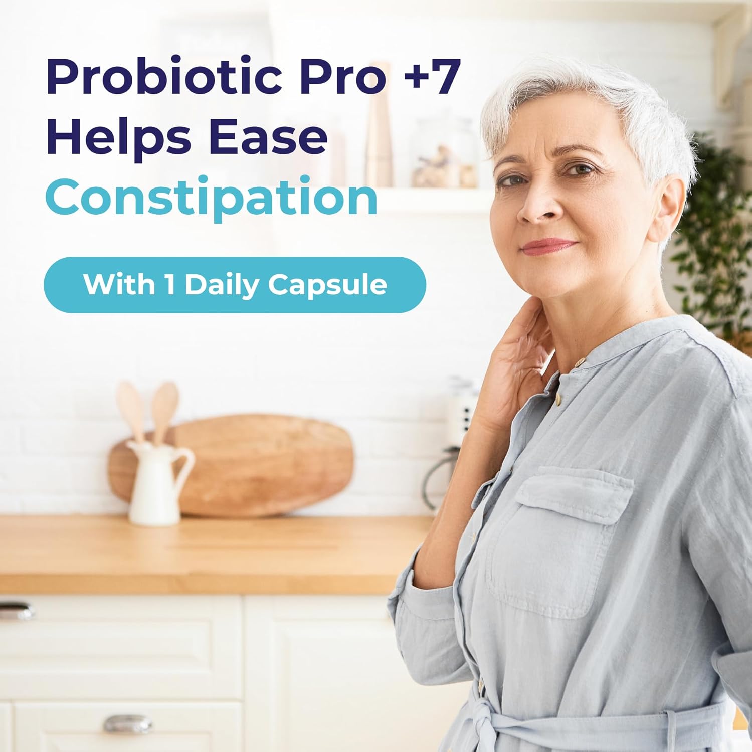 LionHeart Supplements Probiotic for Regular Bowel Movements - IBS & Constipation Relief - 60 Capsules for Men and Women