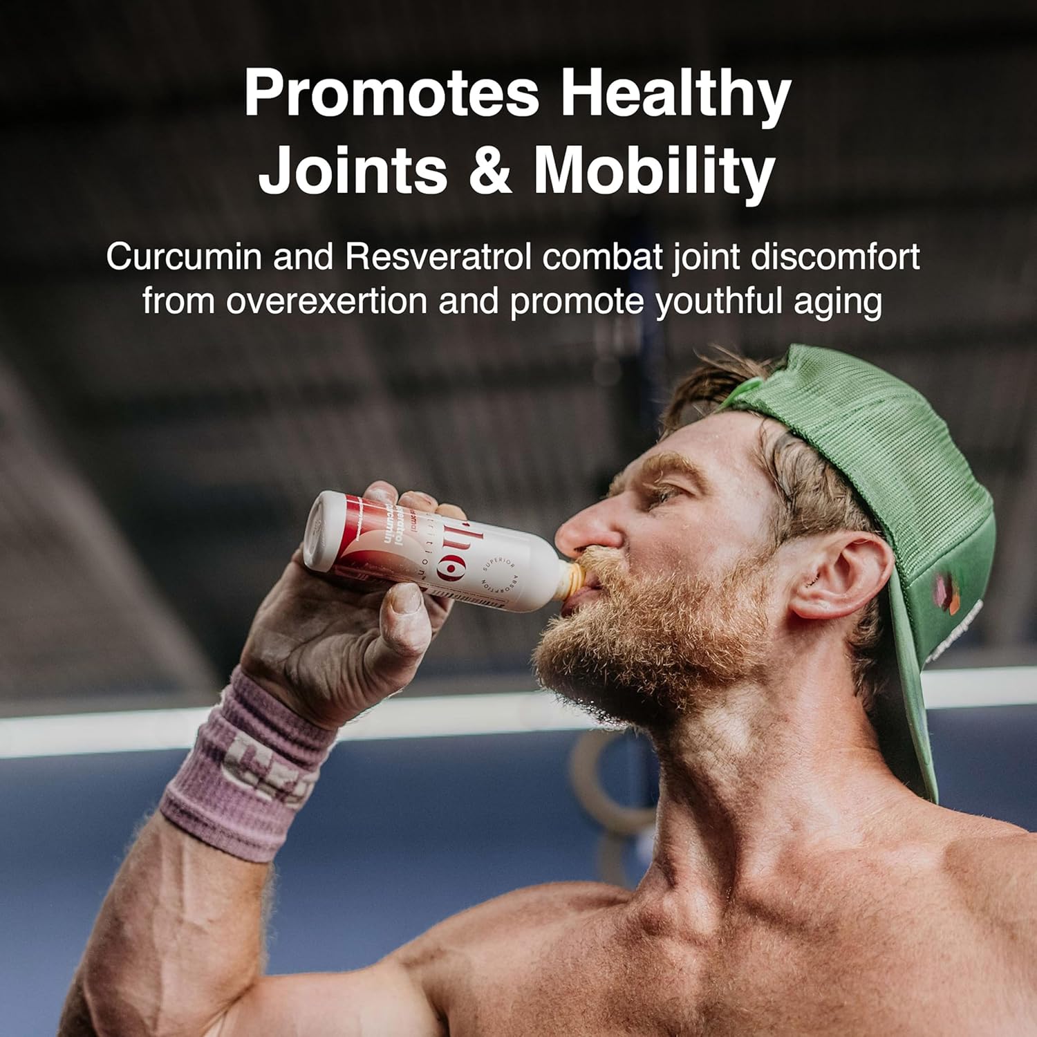 Liposomal Curcumin + Resveratrol Supplement for Joint Health & Overall Well-Being - High Absorption Liquid Formula