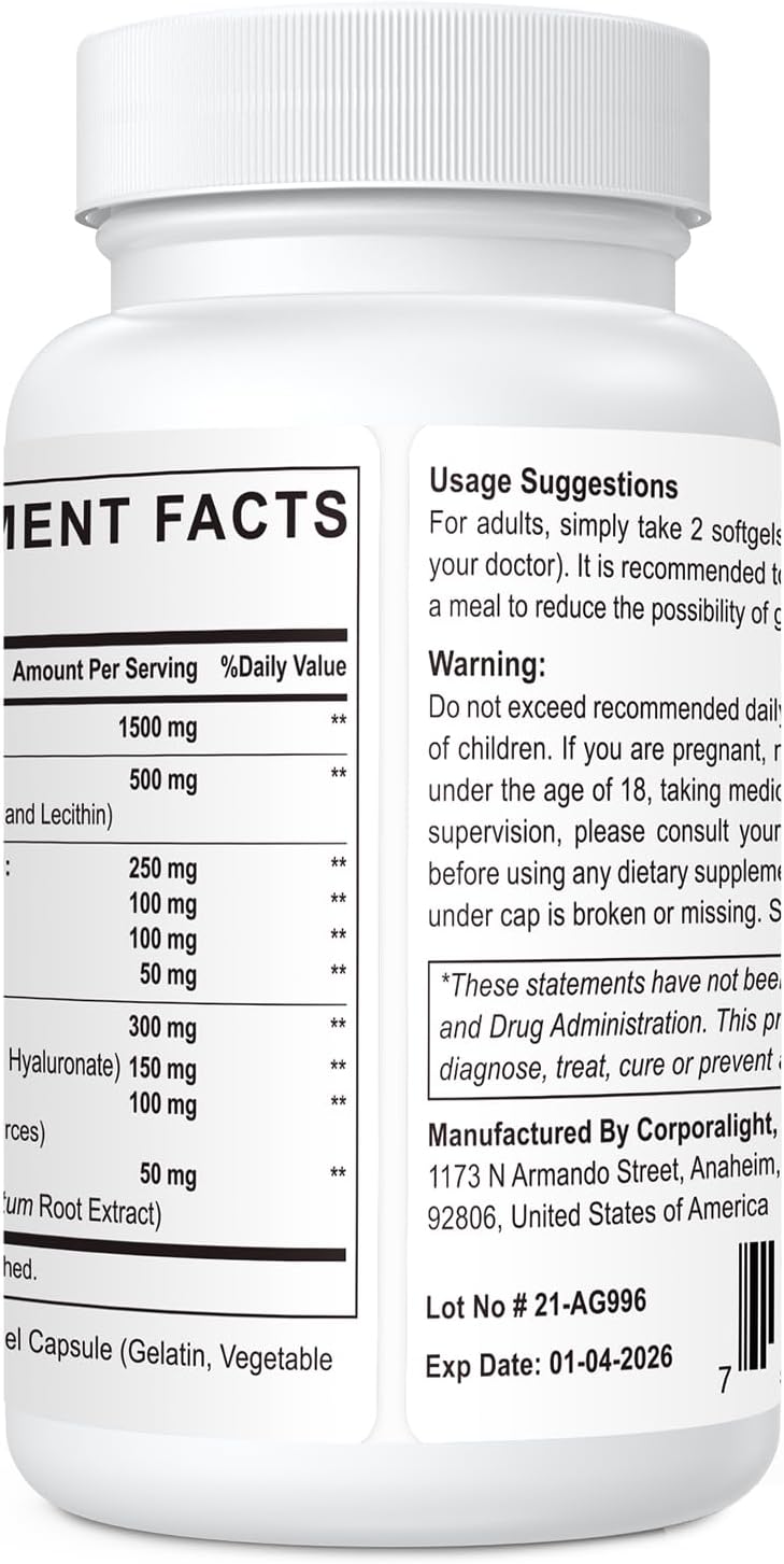 Liposomal Glutathione and Spermidine Supplements - Non-GMO Formula for Enhanced Wellness