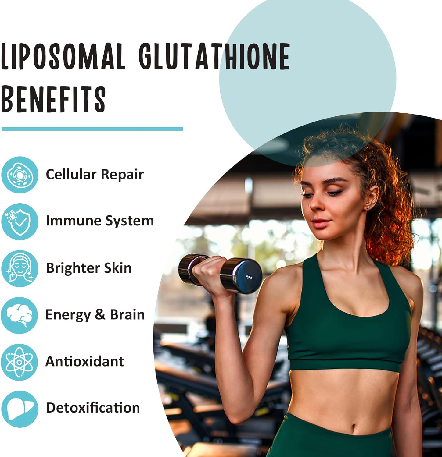 Liposomal Glutathione Softgels with Creatine Monohydrate - 120 Softgels + 60 Counts