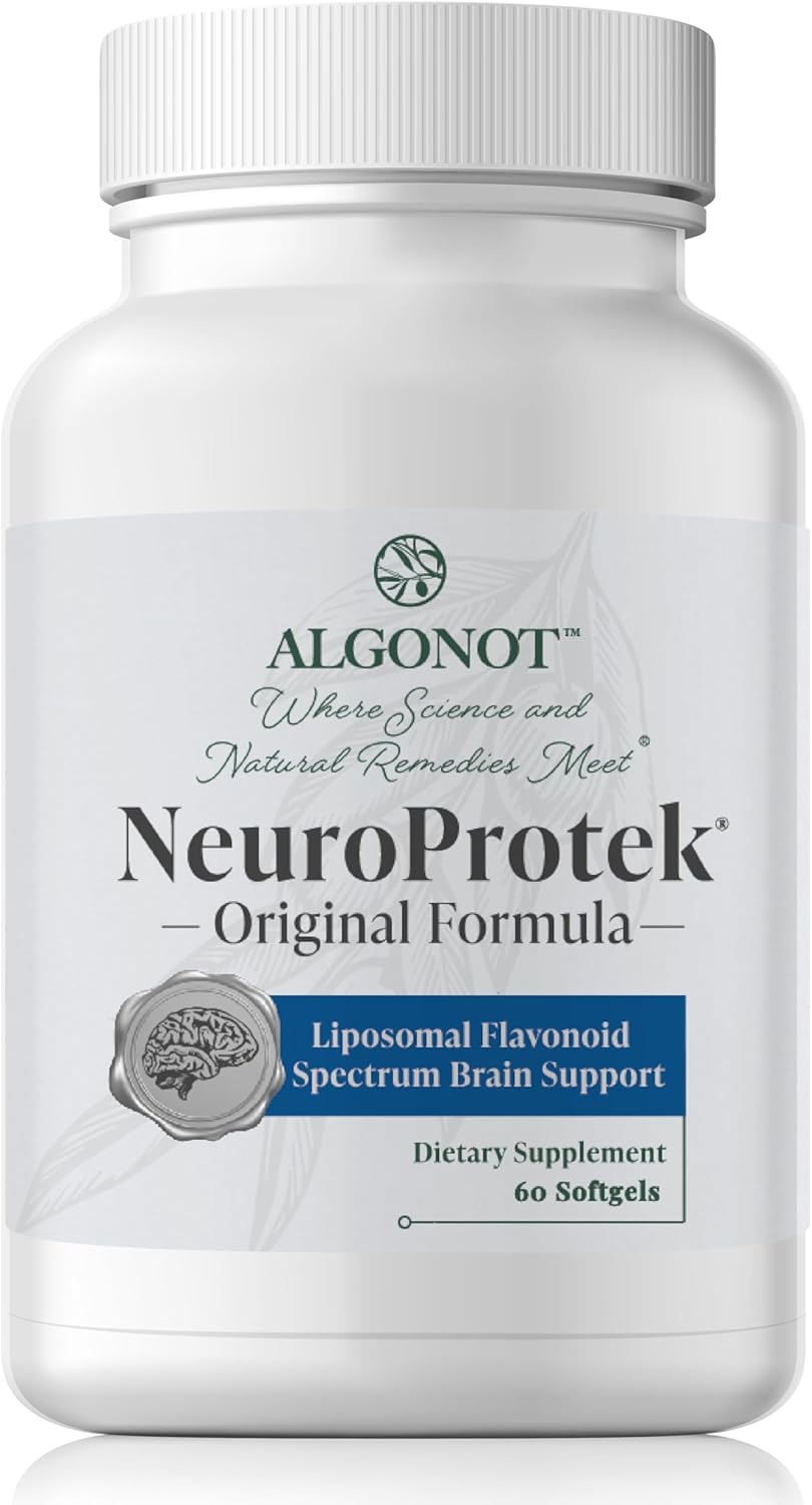 Liposomal Luteolin with Olive Pomace Oil: All-Natural NeuroProtek Supplement for Body and Mind Harmony