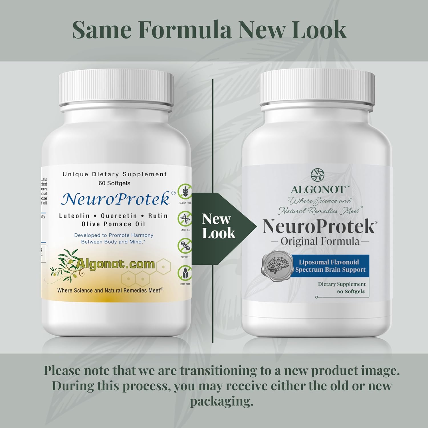 Liposomal Luteolin with Olive Pomace Oil: All-Natural NeuroProtek Supplement for Body and Mind Harmony