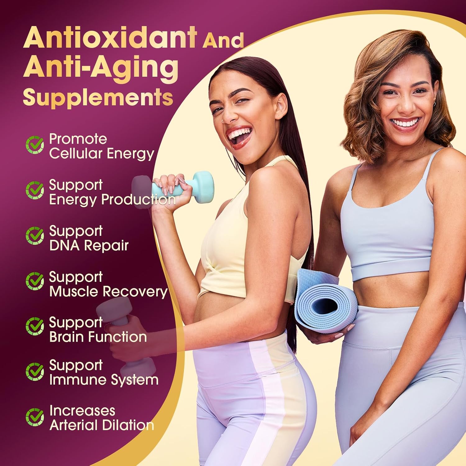 Liposomal NAD+ Resveratrol Supplement for Energy, Focus, and Anti-Aging - 120 Capsules