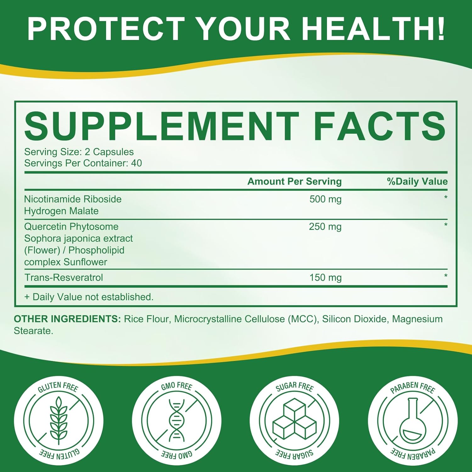 Liposomal NAD+ Supplement with Nicotinamide Riboside Resveratrol - 80 Capsules for Cellular Health & Stamina