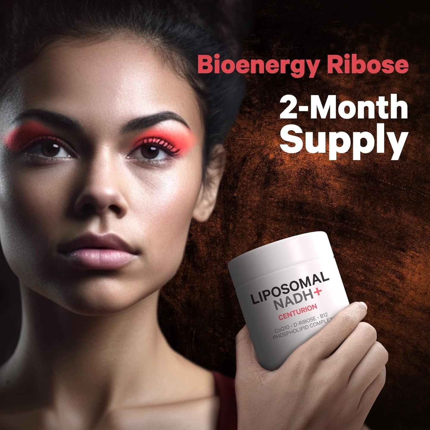 Liposomal NADH+ Supplement with Vitamin B12, D-Ribose, and CoQ10 - 2-Month Supply - Non-GMO - 60 Capsules