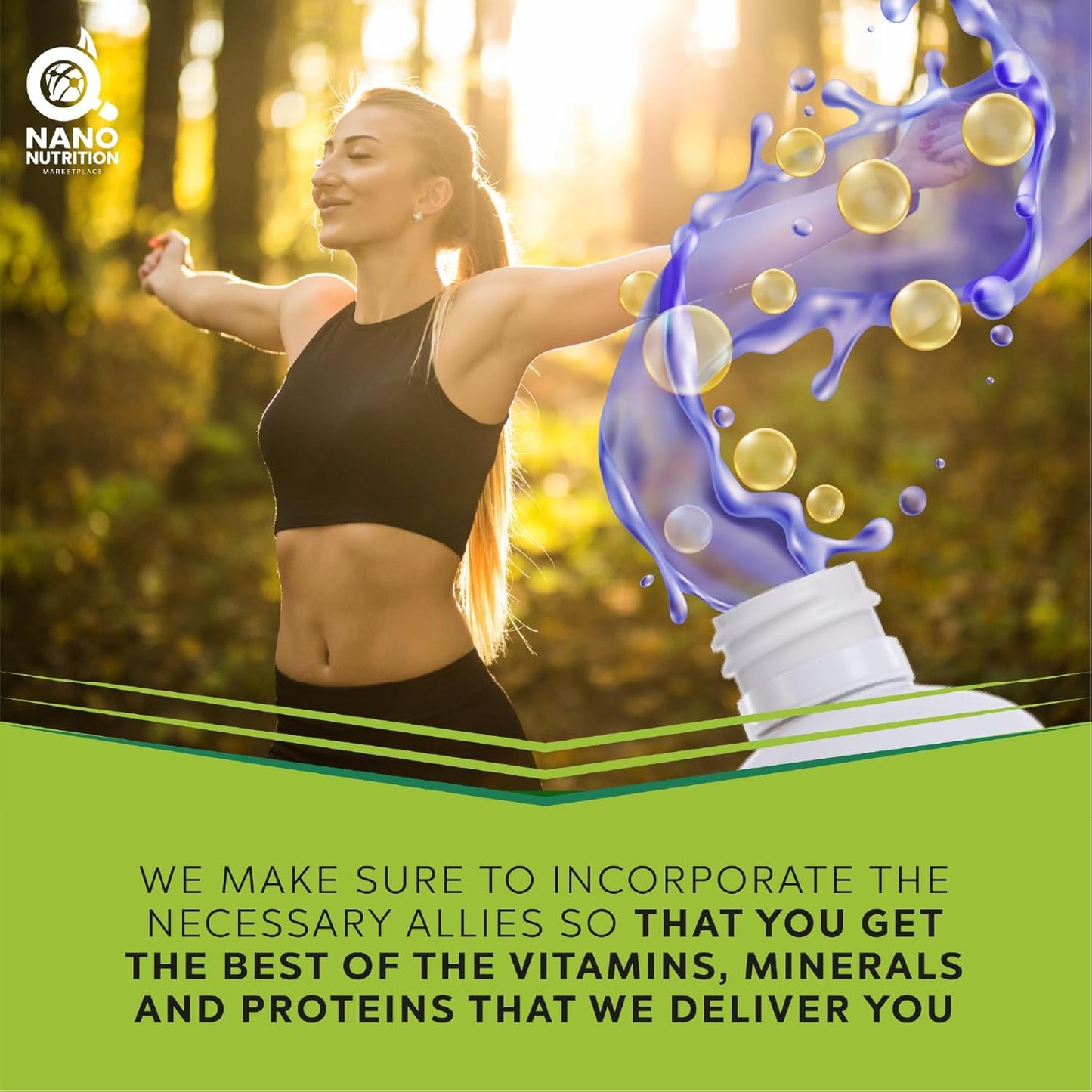 Liposomal Nanotechnology Coenzyme Q10 Supplement - 100% Natural Ingredients - 16 Fl. Oz. - 32 Servings