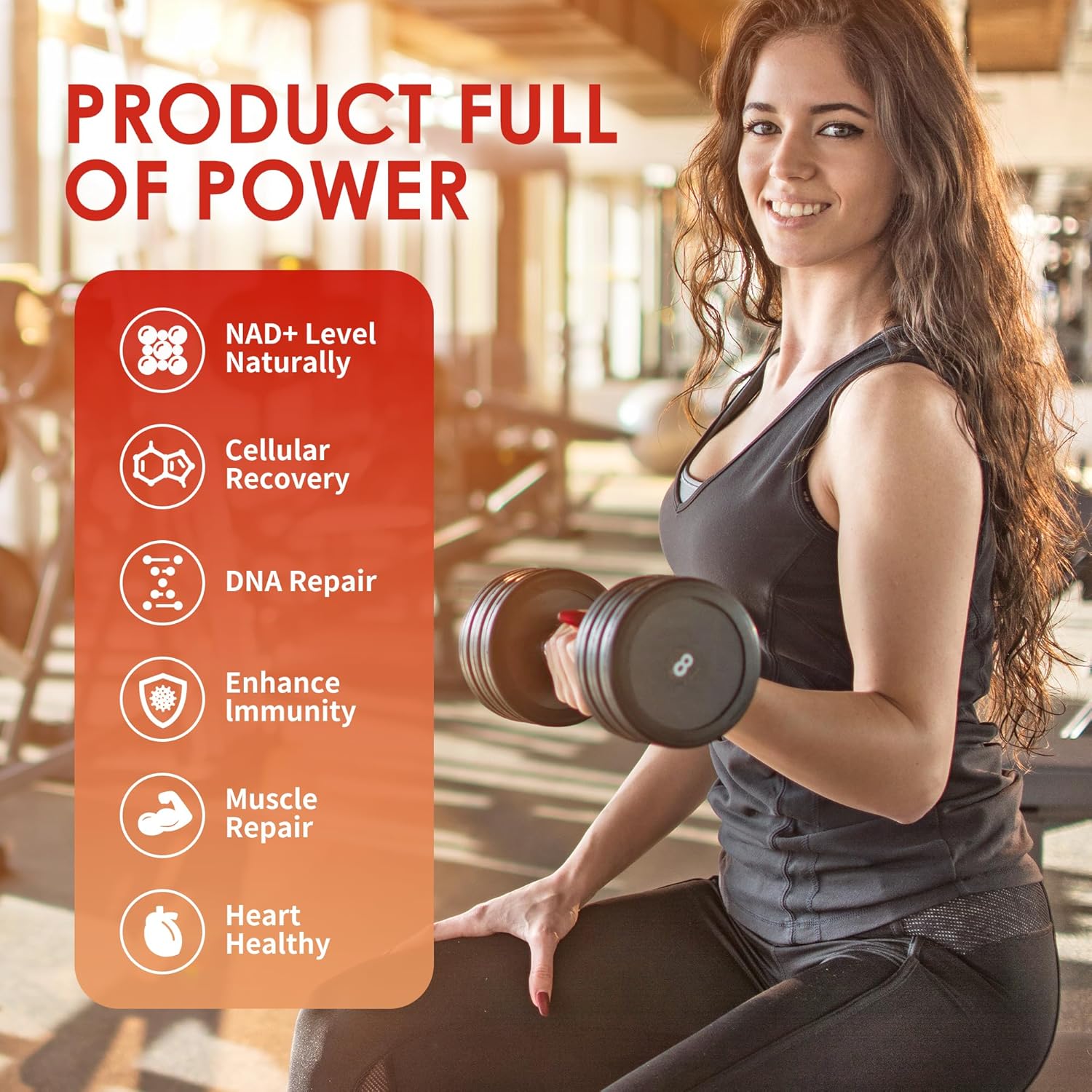 Liposomal Nicotinamide Riboside Gummies with Resveratrol and Quercetin - NAD+ Supplement for Men and Women, 2 Pack of 60 Gummies