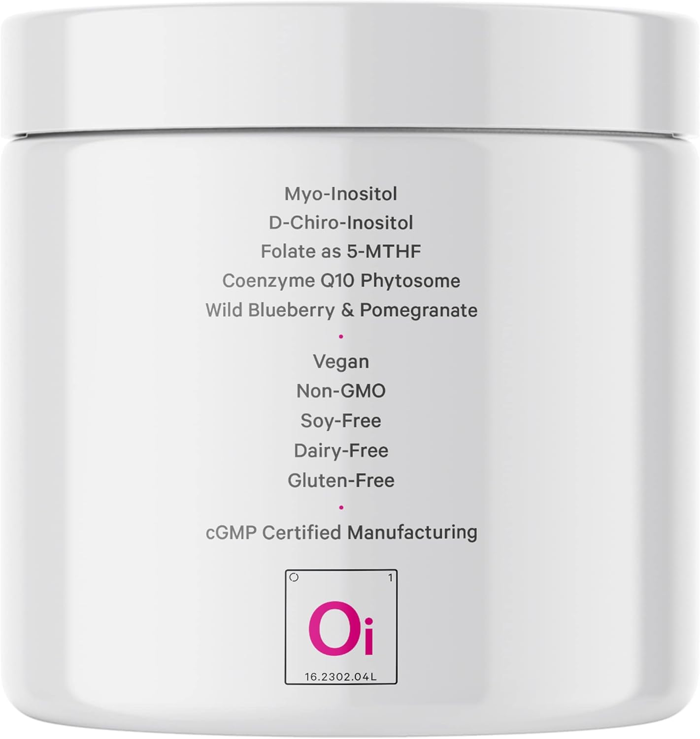 Liposomal Ovarian Inositol Powder with Myo-Inositol & D-Chiro-Inositol Blend, Folate, CoQ10, Pomegranate, Wild Blueberry - 2-Month Supply - Mixed Berry Flavor - Non-GMO, 60 Servings
