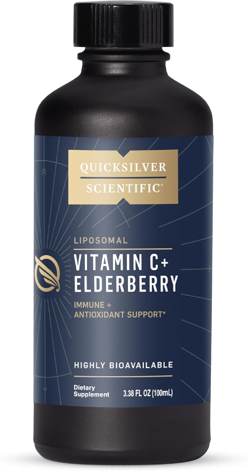 Liposomal Vitamin C with Elderberry and Tocotrienols - Immune Support Formula with Superior Absorption (100ml)