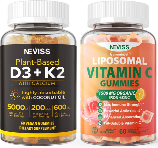 Liposomal Vitamin C with NEVISS Vitamin D3 for Enhanced Absorption and Immune Support