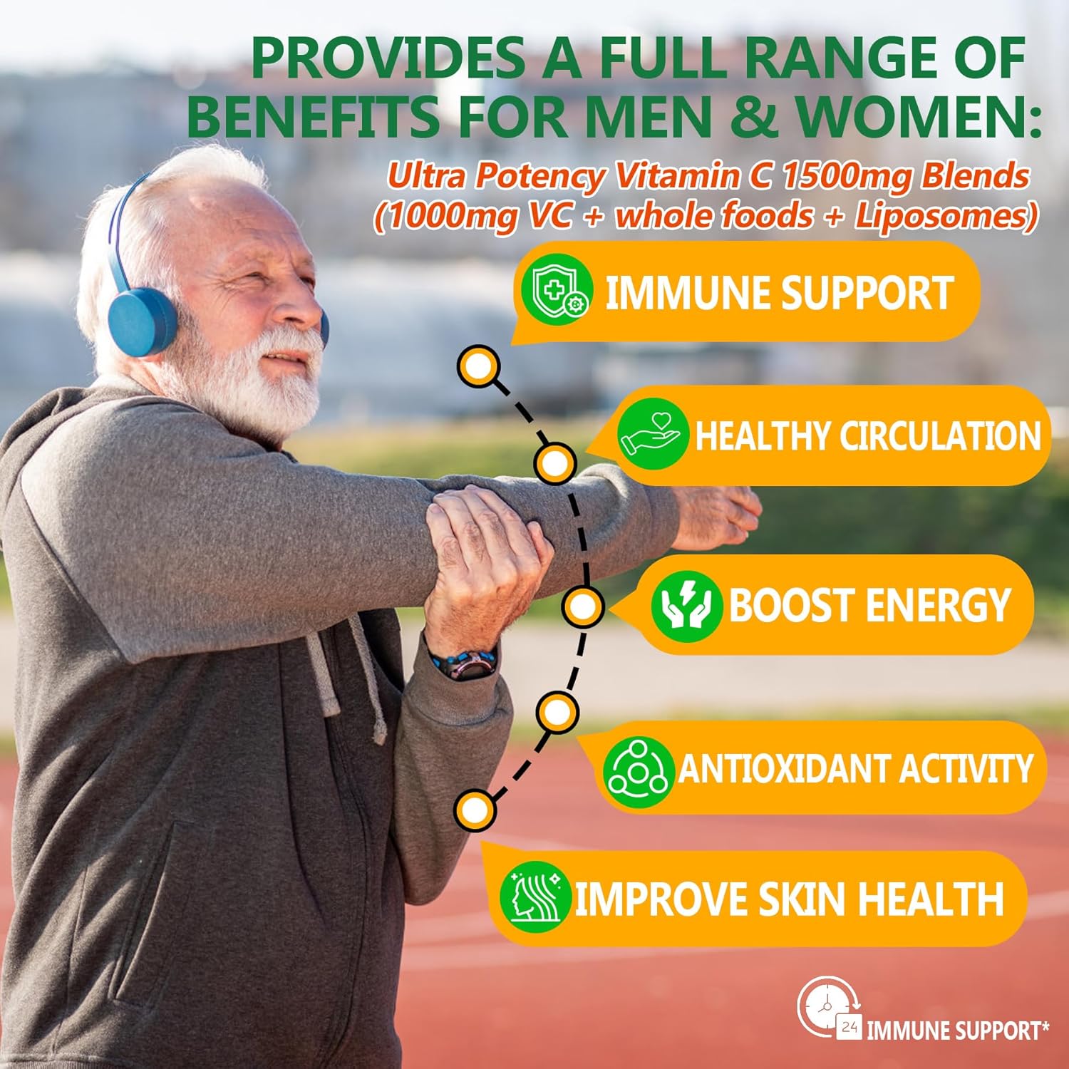 Liposomal Vitamin C with NEVISS Vitamin D3 for Enhanced Absorption and Immune Support