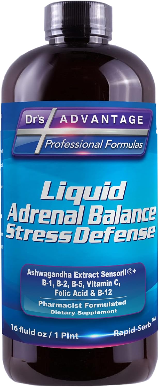 Liquid Adrenal Balance & Stress Defense by Drs Advantage - Health and Beauty