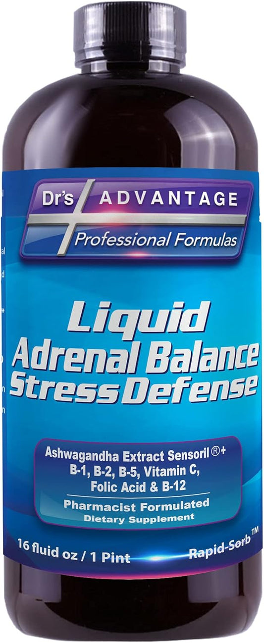 Liquid Adrenal Balance & Stress Defense by Drs Advantage - Health and Beauty