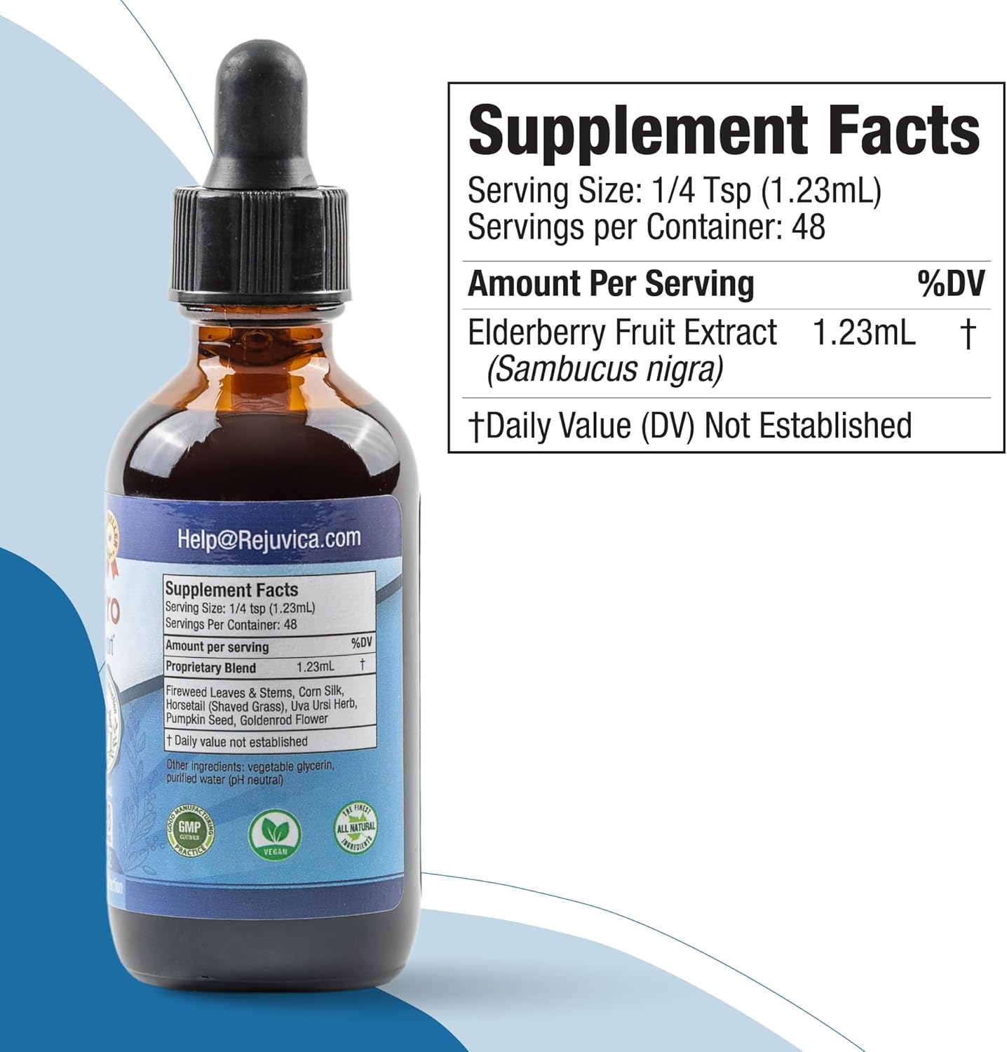 Liquid Bladder Support Supplement for Men and Women - Pumpkin Seed, Uva Ursi, Goldenrod - Improved Absorption