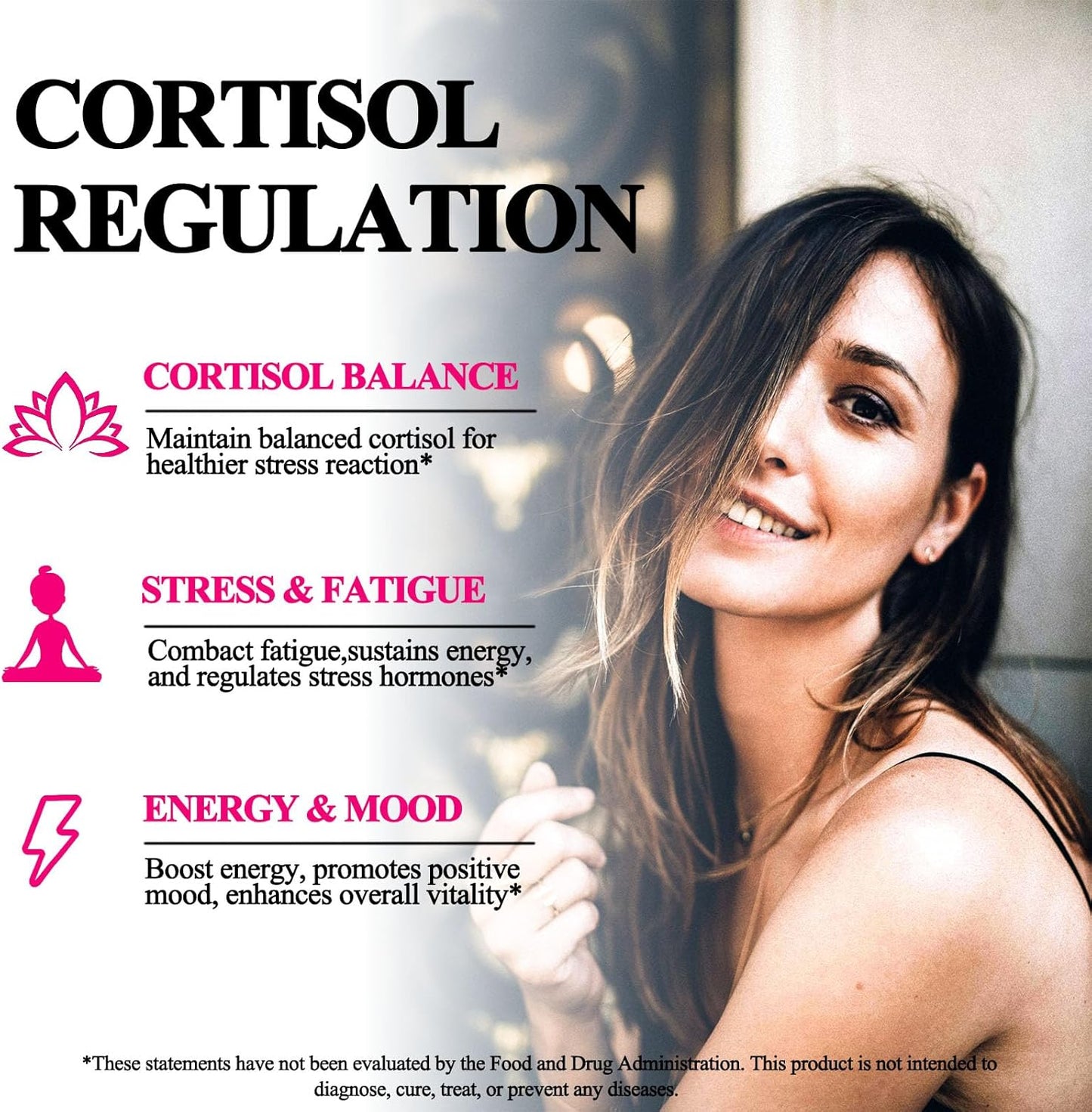 Liquid Cortisol Supplement Drops with 17-in-1 Formula for Hormone Balance, Stress Relief, and Relaxation - Women's Cortisol Reducer with Ashwagandha, Theanine, Rhodiola Rosea, and Magnesium