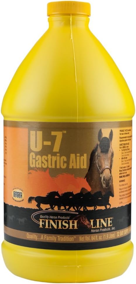 Liquid Gastric Aid for Horses - Finish Line U7 Formula