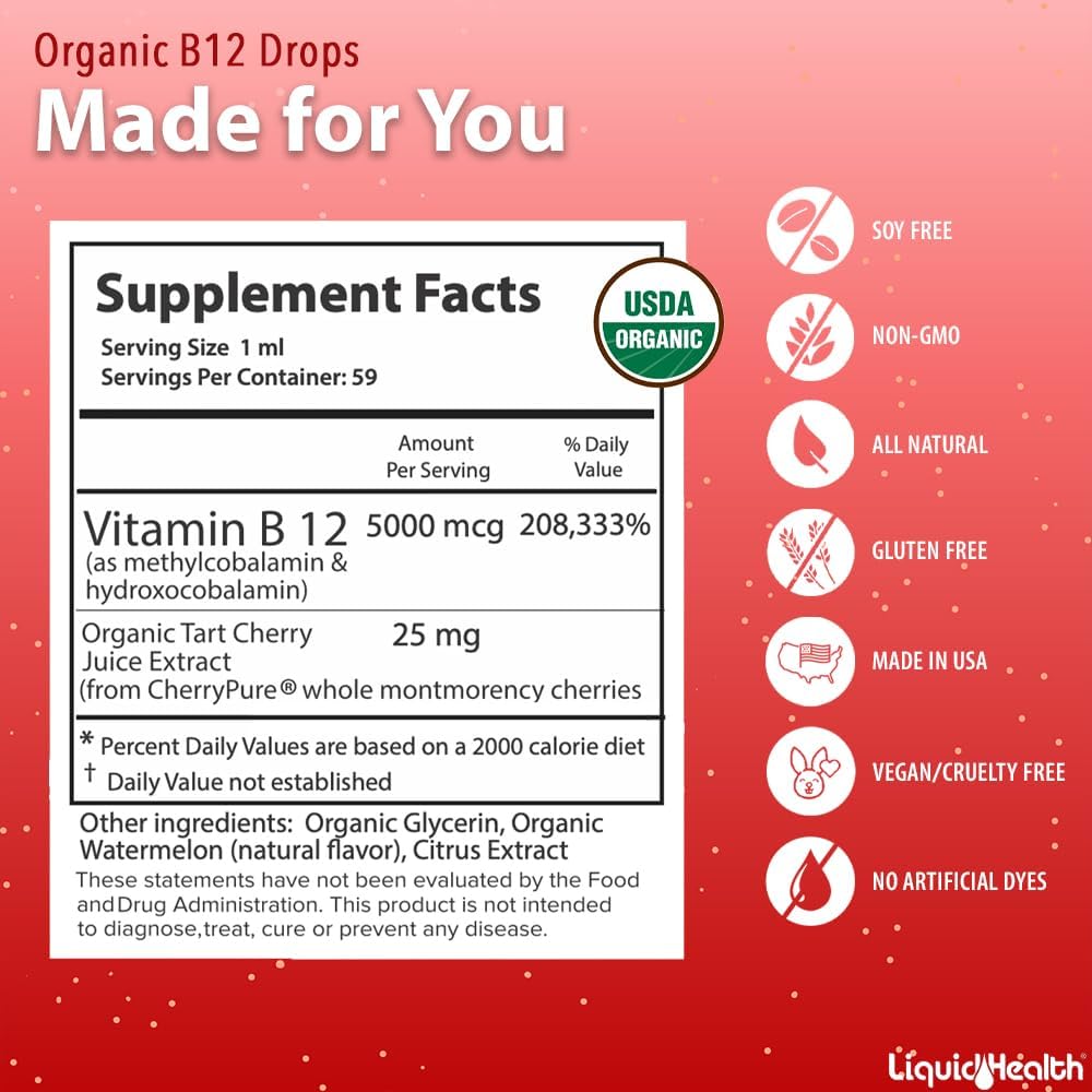 Liquid Health Ultimate Bariatric Liquid Vitamin Supplement Bundle - Adult Daily Multivitamin with Iron, Calcium, Magnesium, Vegan D3 & Organic B12